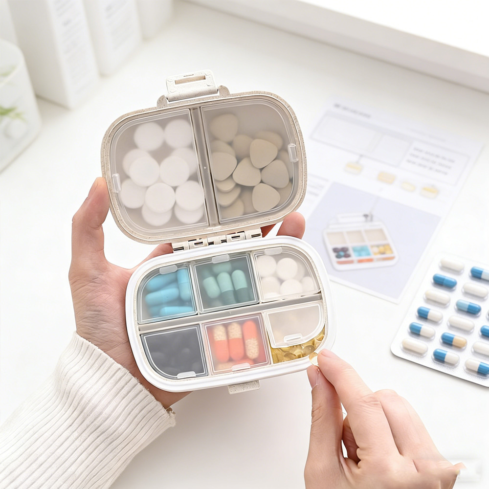 Cocktail Shaker Set - Boîte de rangement portable pour médicaments,