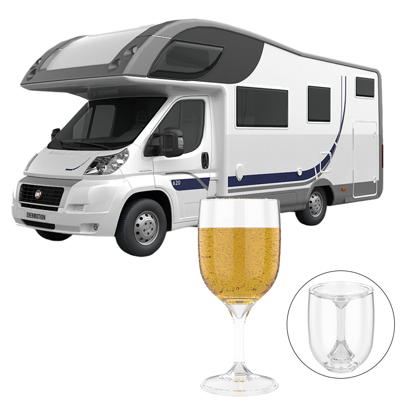 Wine & Beer Guayaquil - Verre à vin Portable pour camping-car,