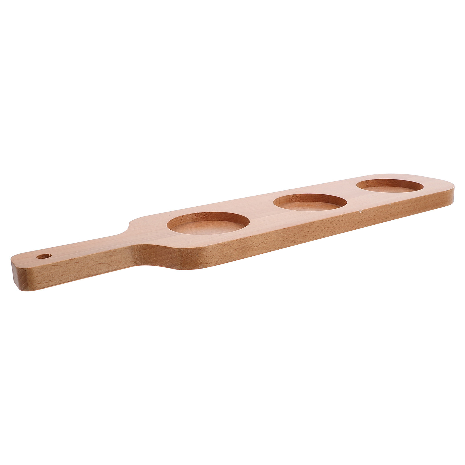 Beer Flight Set - Plateau de service en bois à