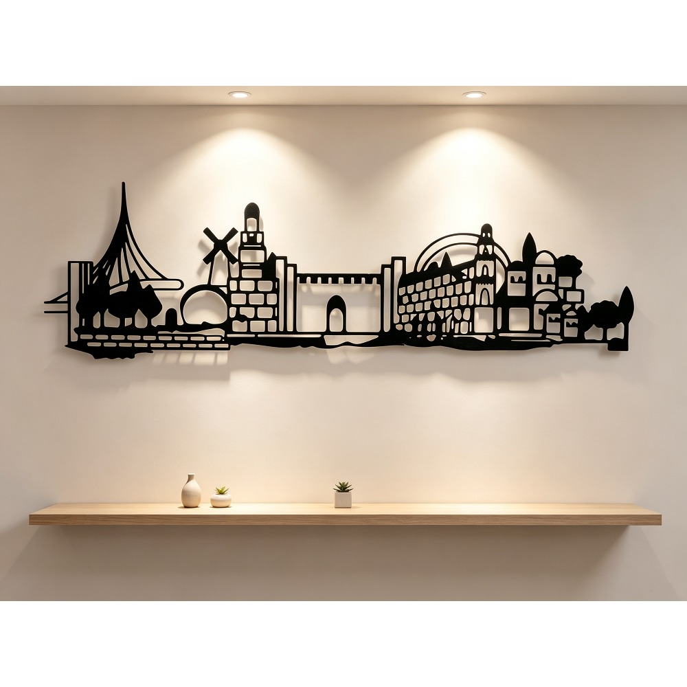 Cocktail Shaker Set - CIFBUY Décoration murale en métal, silhouette