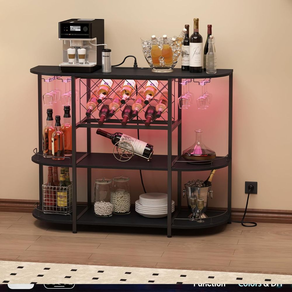 Table basse noire à 3 niveaux  - Wine & Beer Guayaquil avis et prix