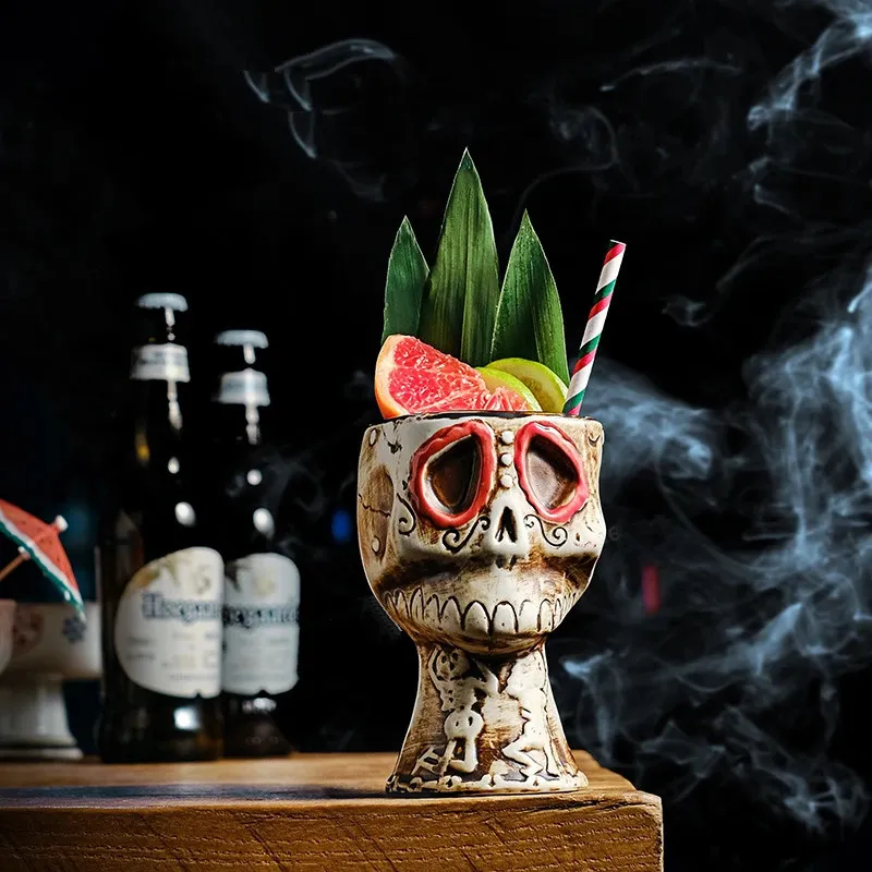 Verre à Cocktail crâne de fête - Wine Beer Mix avis et prix