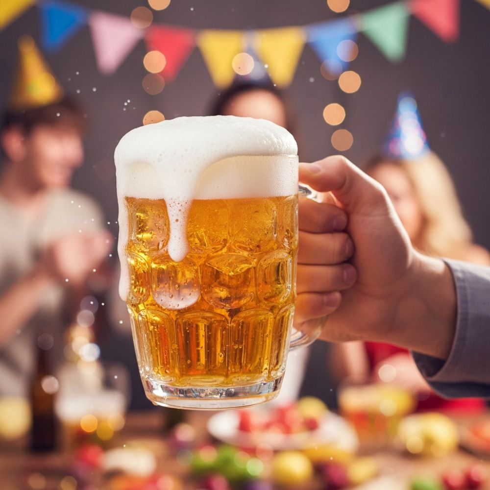 Verre à bière créatif en plast - Wine In Beer Glass avis et prix