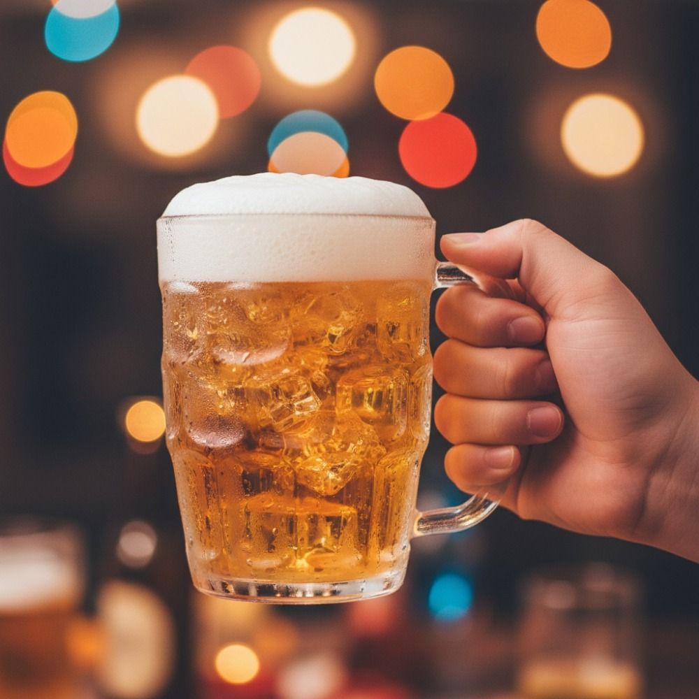 Verre à bière créatif en plast - Wine In Beer Glass avis et prix