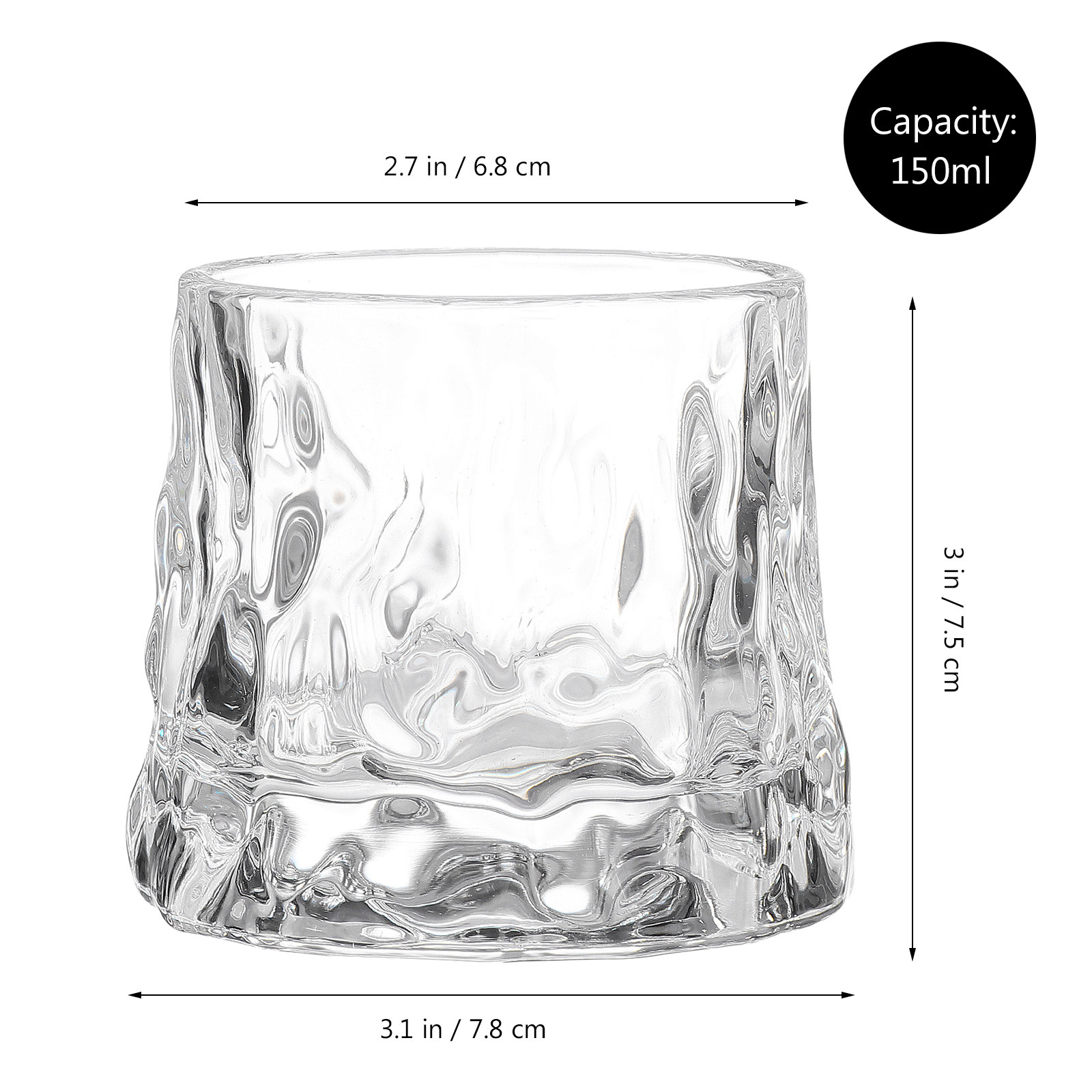 1 pièce Verre à vin martelé de - Wine In Beer Glass avis et prix